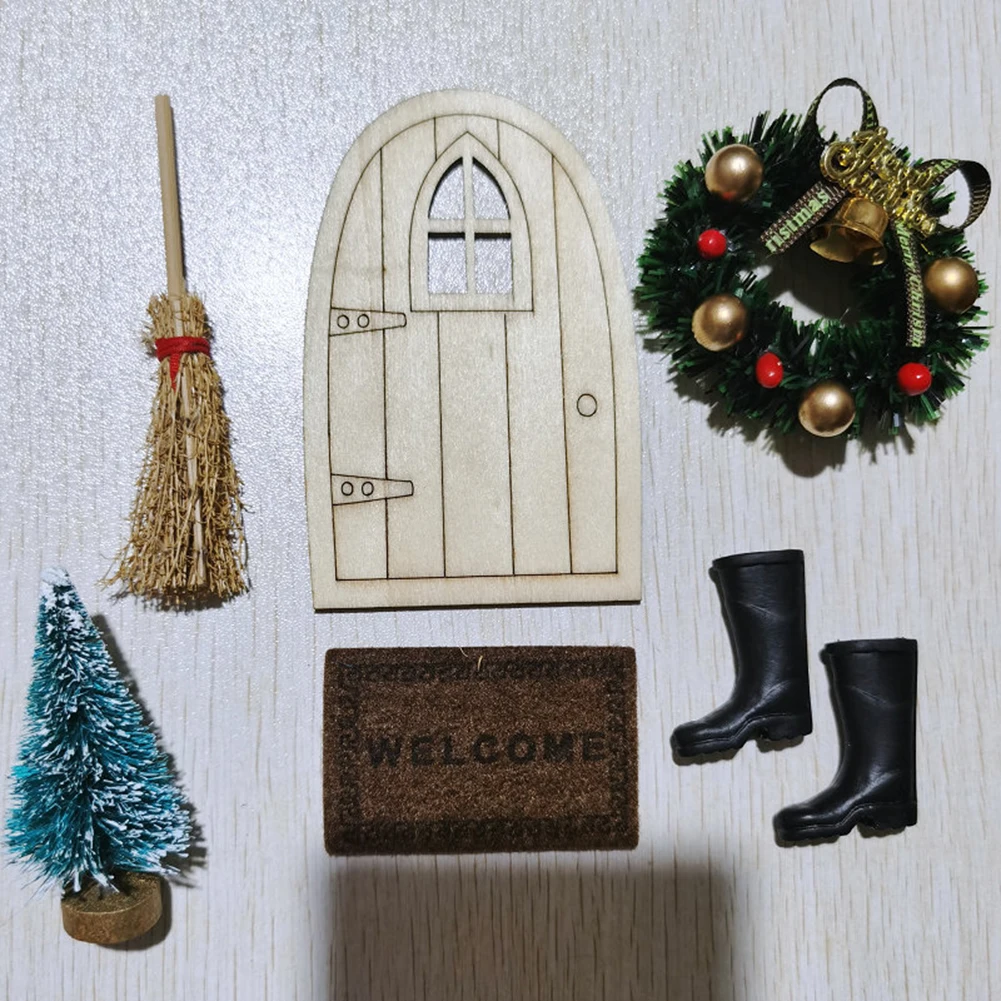 

Детский Кукольный домик, венок «сделай сам», гирлянда, дверной коврик, ботинки, кукольный домик, детский подарок для детей