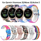 Ремешок для умных часов Huawei, силиконовый, 18 мм, для Garmin Vivomove 3SMove 3SActive S