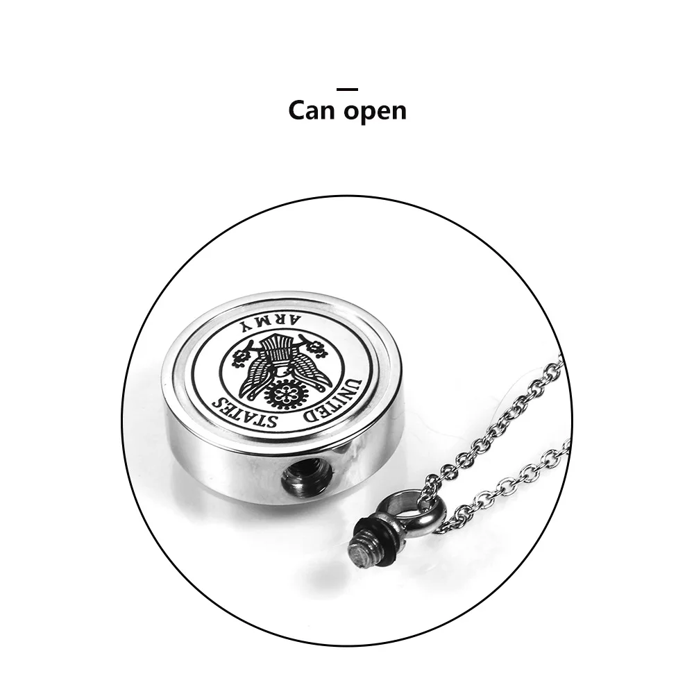 Американский военный солдат кулон из титановой стали ожерелье Для памятных