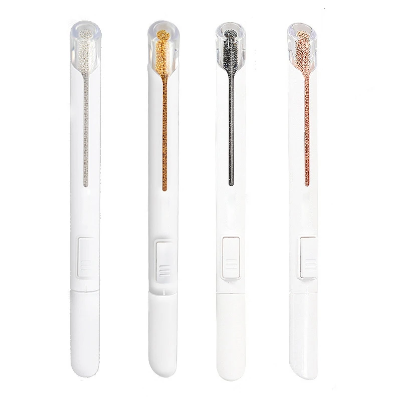 

Стальные Бусины, точечная ручка, инструмент для дизайна ногтей, маленькая шариковая Икра, ручка для маникюра