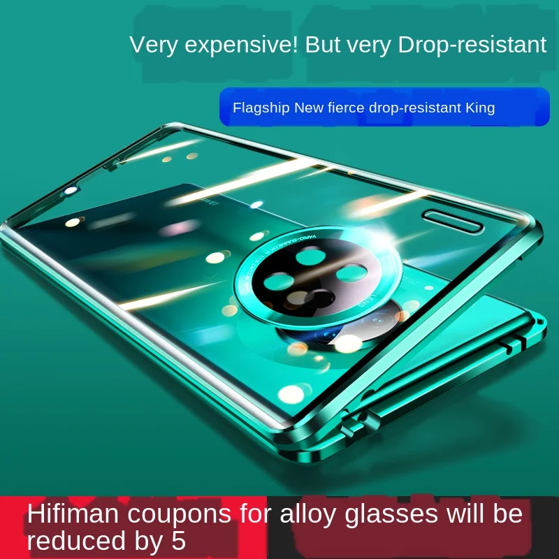 

Case For Huawei Mate 30 40 Case Transparent Cover Double Glass Front Back Fitted Protective Cover Shell For Mate 30 40 Pro Case