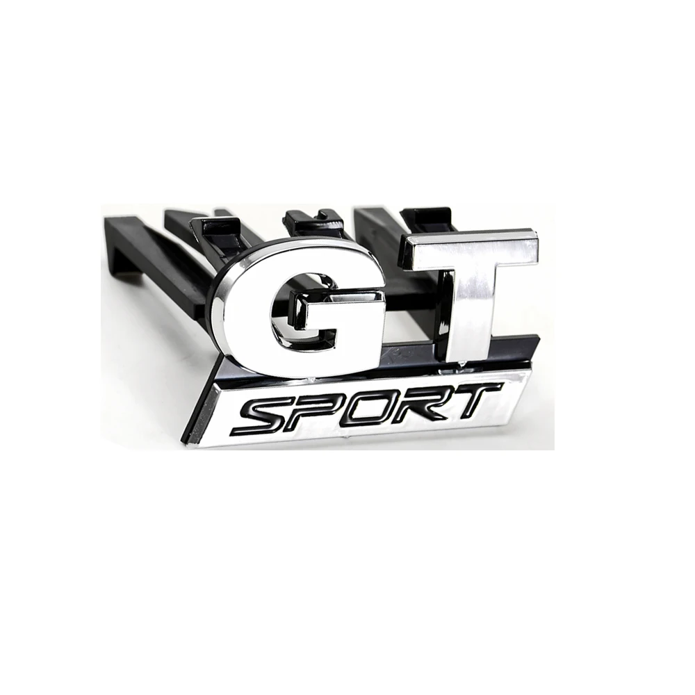 XCCPJ 3D металлический GT Спортивный Логотип ПЕРЕДНЯЯ РЕШЕТКА ЗНАЧОК ЭМБЛЕМА для VW POLO