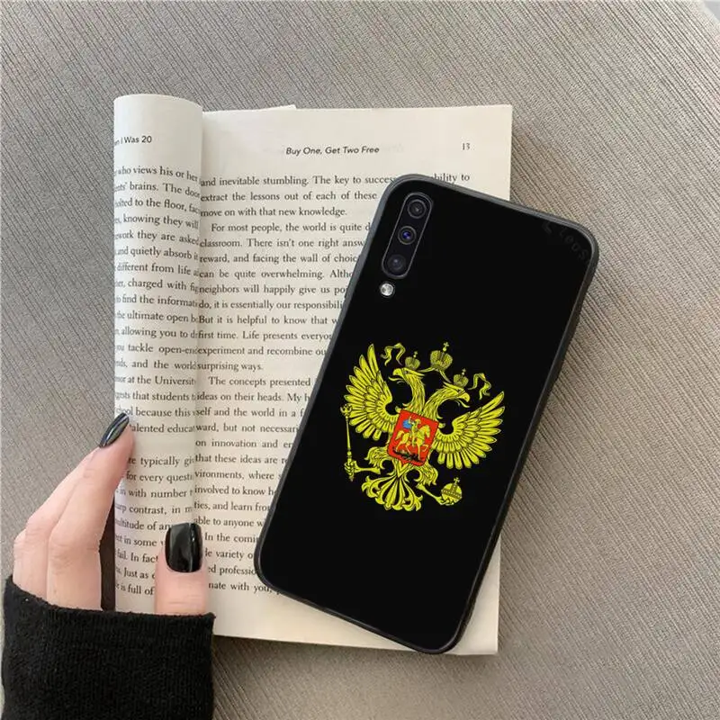 

Russia flag Emblem pattern Phone Case For Samsung galaxy A S note 10 7 8 9 20 30 31 40 50 51 70 71 21 s ultra plus