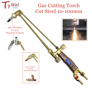 Профессиональный Газовый резак 10-100 мм режущий пистолет кислородный пропан ацетилен сжиженный природный газ G01-30 металлический резак