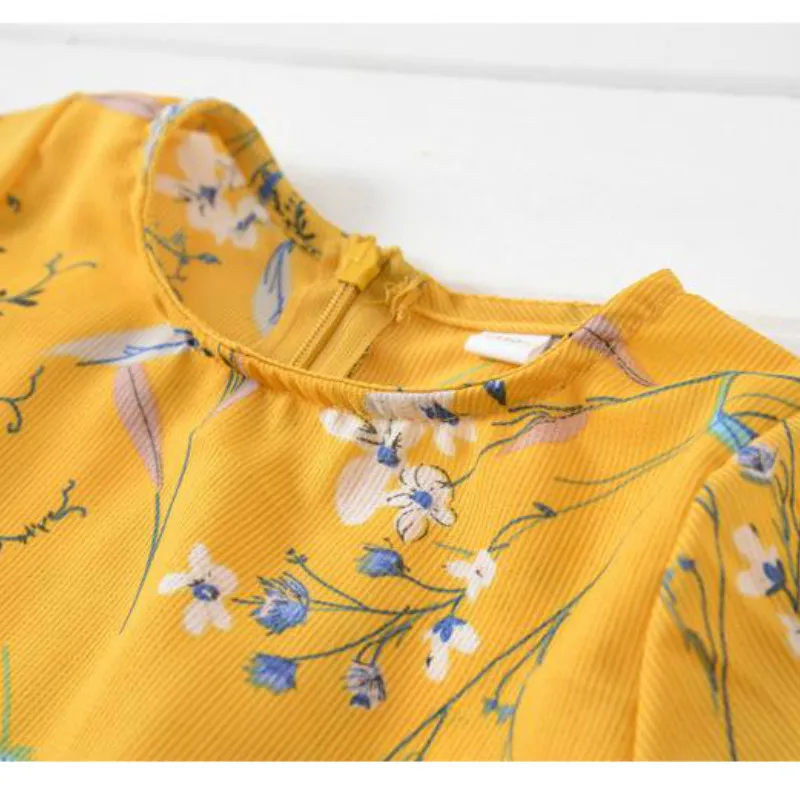 Girls Princess Dresses Summer Kids Flower Baby Clothing Cotton Party Girl Dress Children Clothes 5 6 7 8 9 10 11 12 13 14 Years | Детская