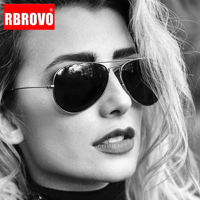 

RBROVO 2021 Oval Retro Sunglasses Women Brand Designer Sun Glasses Women Luxury Eyeglasses For Women/Men Vintage Oculos De Sol