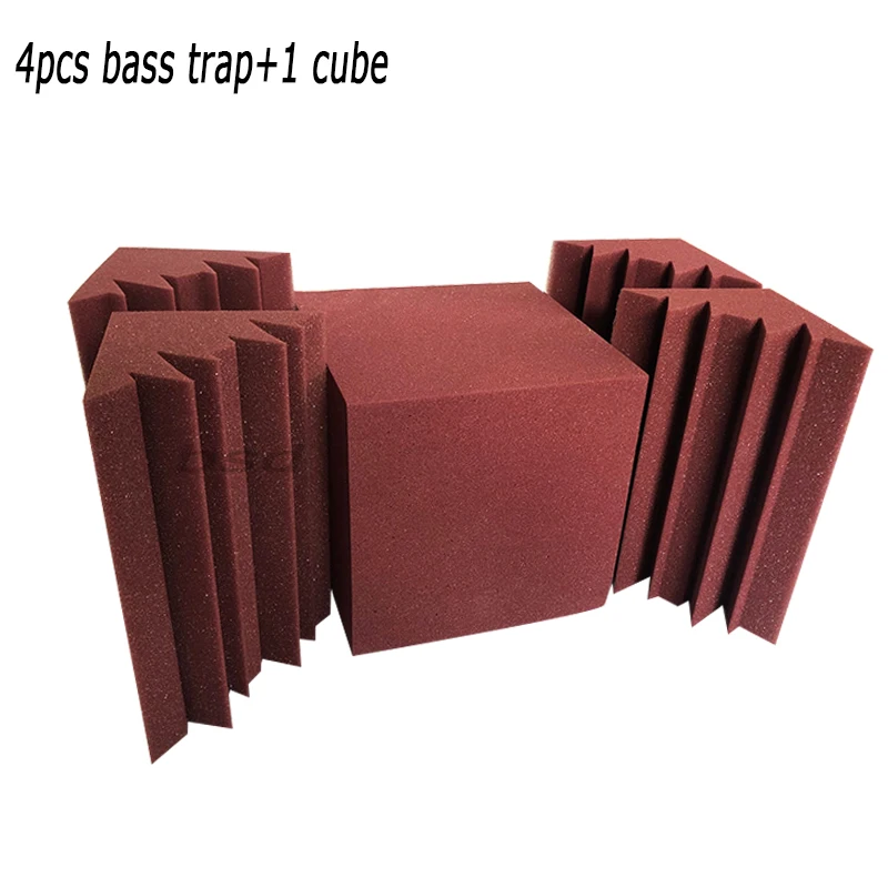 Басовая ловушка акустическая пена для угловой стены звукоизоляционный куб | Дом