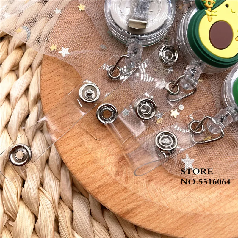 Симпатичные Силиконовые фрукты авокадо выдвижной держатель для карт бейдж