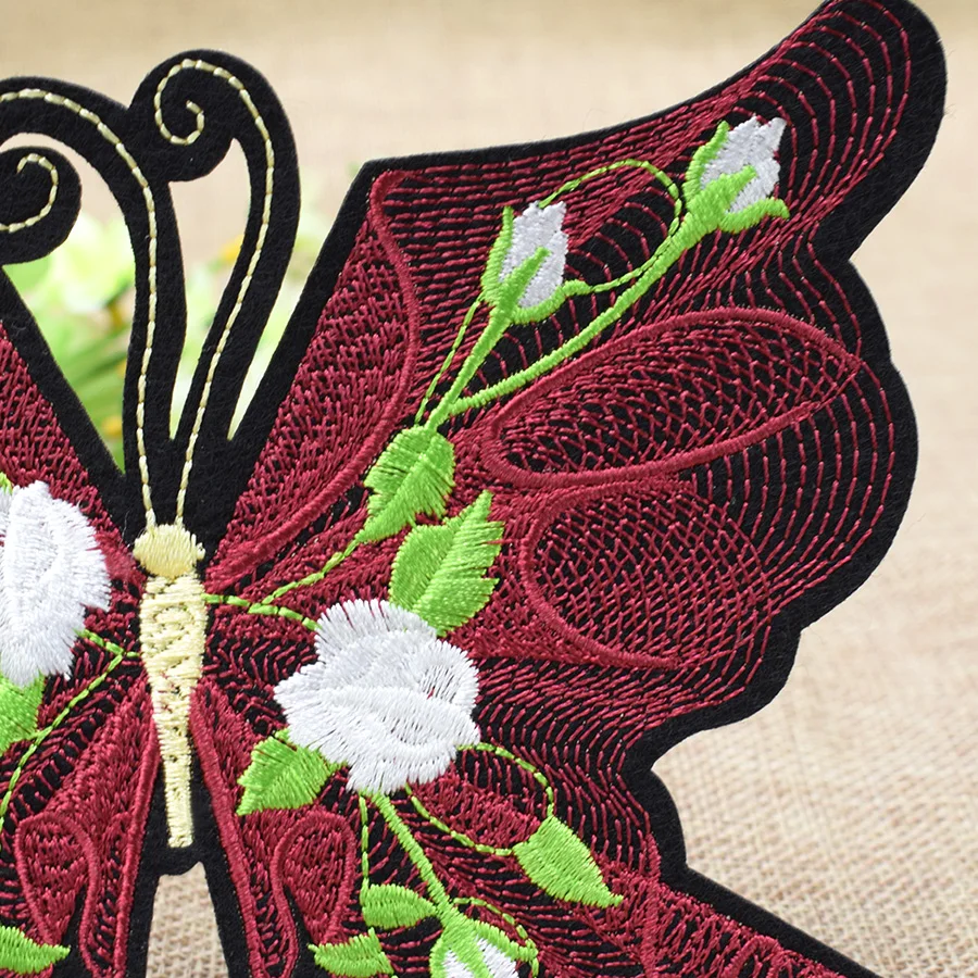 1 шт. патчи с вышивкой бабочки для одежды термоклейкие одежда аксессуары шитья