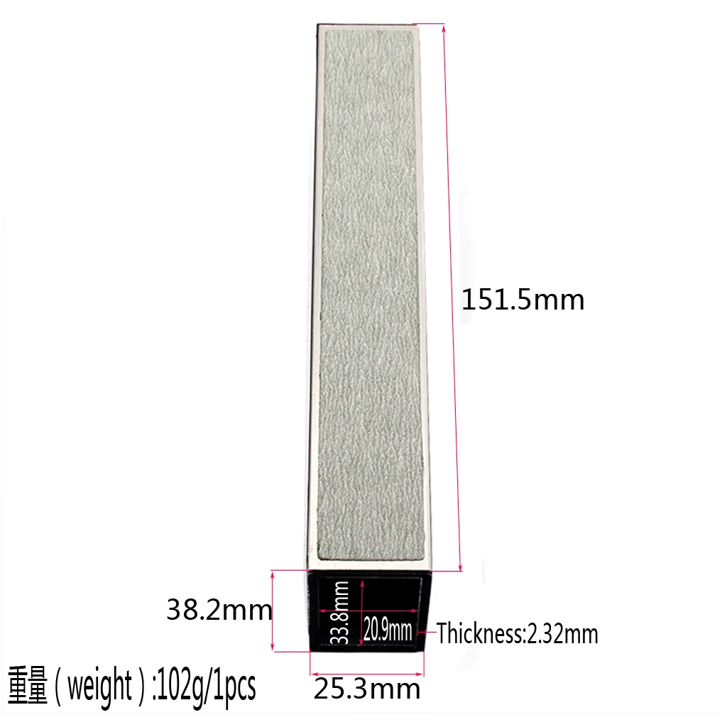 

Fret Leveling Files W/ Self-adhesive Sandpaper for Guitar Bass Ukulele Gray