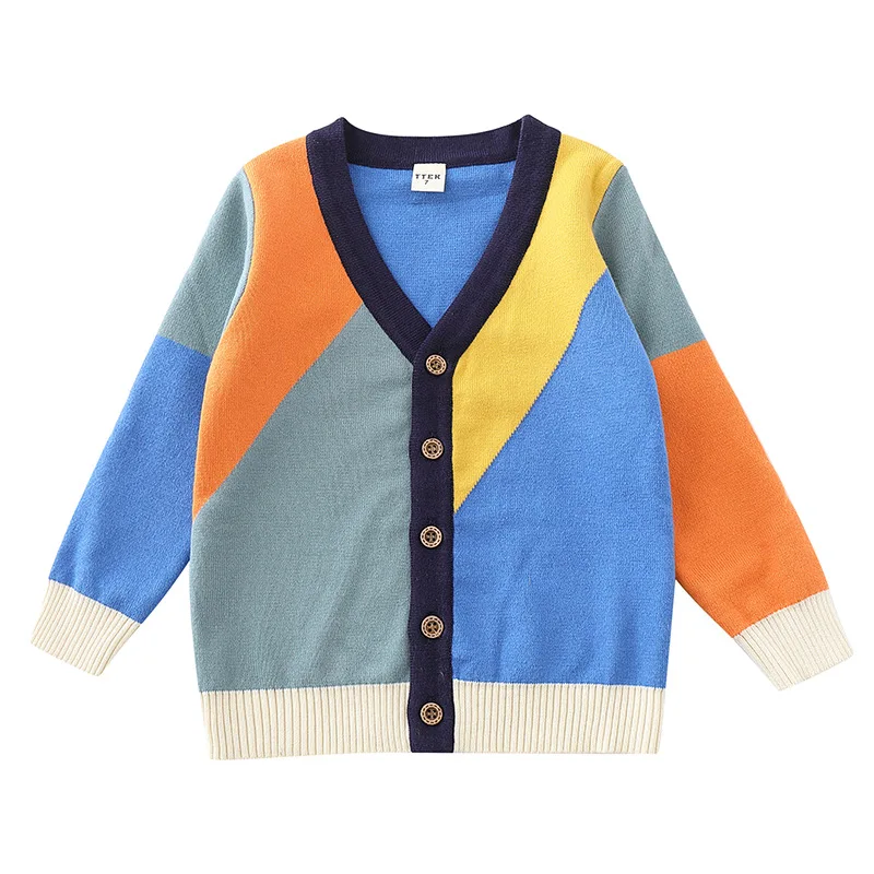 

children clothes autumn winter new boy sweaters knitted coat cardigan kids sweaters 3-8 years old children's clothing