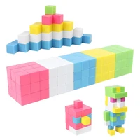 27pcsset kids diy magnetic building blocks bricks assembly game magic cube education intelligence toy children birthday gift
