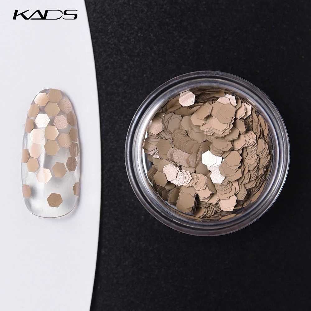 KADS 1коробка/12 бака/комплект 12 Цветов Матовая Вспышка Различные Формы Ногтей