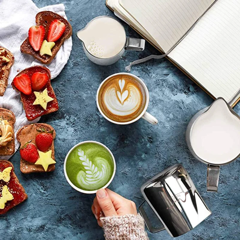 кофе питчер кувшин для из нержавеющей стали с художественной ручкой