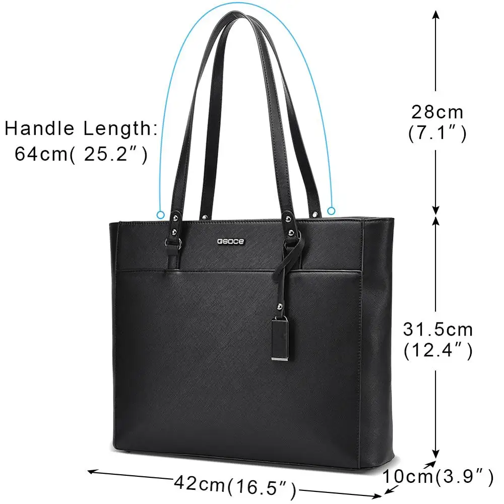 Laptop Bag for Women 15.6 '' Briefcase  Waterproof Handbag Laptop Tote Case Luxury Shoulder Bag Office Bags for Notebook