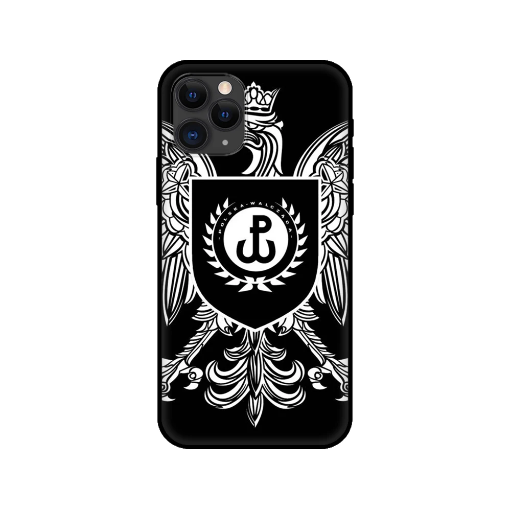 Black tpu case for iphone 5 5s se 2020 6 6s 7 8 plus x 10 XR XS 11 12 mini pro MAX back cover Albania flag