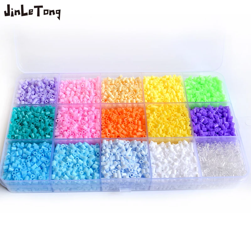 JINLETONG 7500 шт. 2 6 мм Hama миниатюрные бусины головоломка 3d плавкие Diy детские игрушки