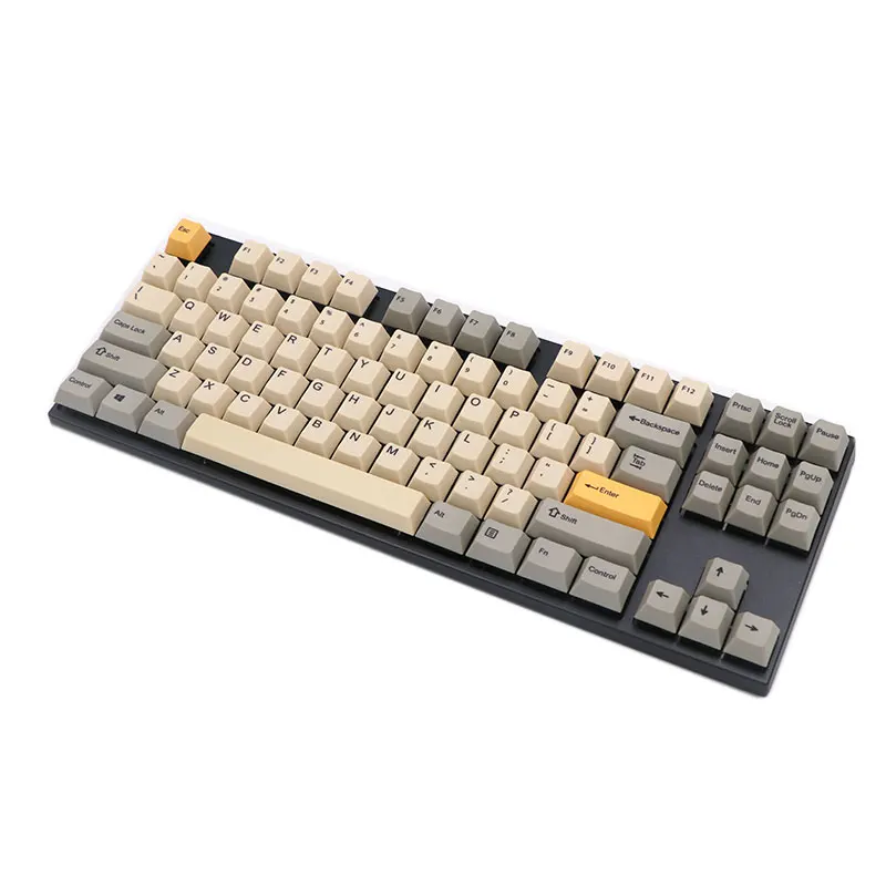 KeyPro Cheese Ethermal цветные сублимационные шрифты PBT keycap cherry profile для механической
