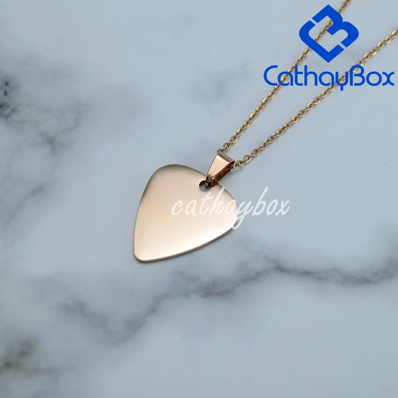 Персонализированные из нержавеющей стали гитары выбрать пустой Dog Tag выгравировать фото имя Шарм брелок кулон W/SS цепи 50 см