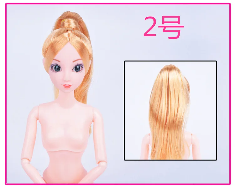 12 подвижных шарниров Игрушки Кукла тело с головой женская фигура обнаженное