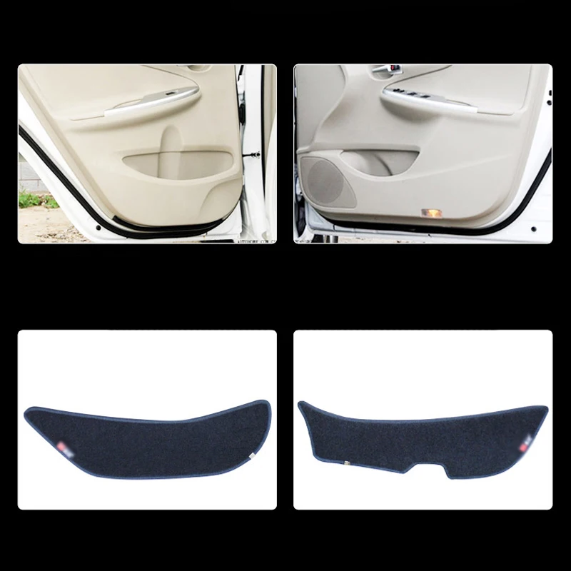 

Защитные коврики для дверей, декоративные прокладки для Toyota Corolla 2013, 4 шт.