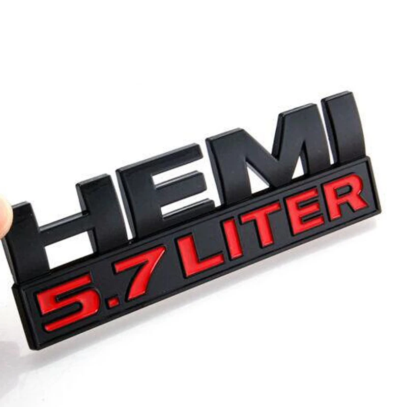 2X HEMI 5 7 литровые Эмблемы 3D Боковая дверь крыло отделка значок пластина наклейка