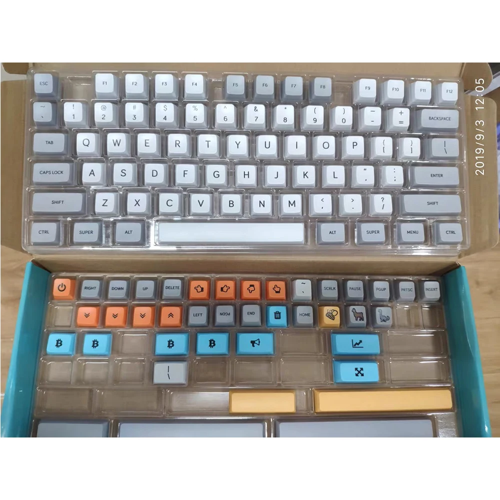 Трехслойная флейта для механической клавиатуры из АБС-пластика с металлической