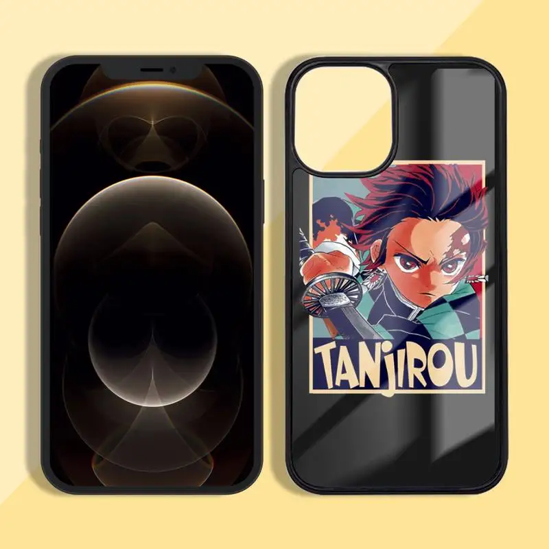 

Demon Slayer Kimetsu no Yaiba Phone Case Silicone TPU+PC For iPhone 11 12 mini Pro MAX 5 6 7 8 Plus Samsung Note20 10 Plus S7 8