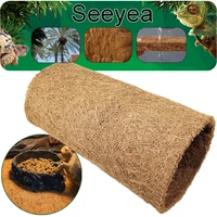 reptile coconut palm mat reptile mat soft natural bottom sand mat suitable for spider lizard snake turtle pet products habitat