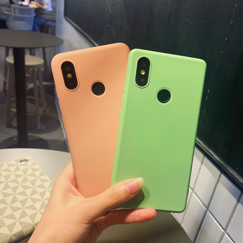 Яркий матовый мягкий термополиуретан жидкий силиконовый чехол для Xiaomi mi 8 9 SE 9T Lite