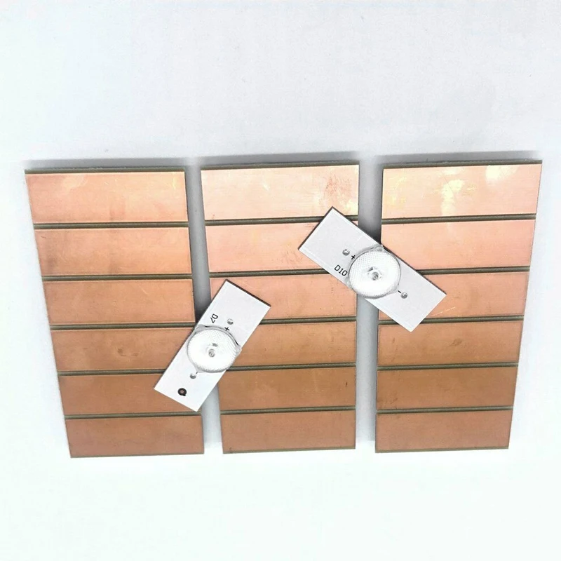 20 шт 6V SMD лампы бусины с оптический объектив фильтра для Светодиодный ТВ ремонт