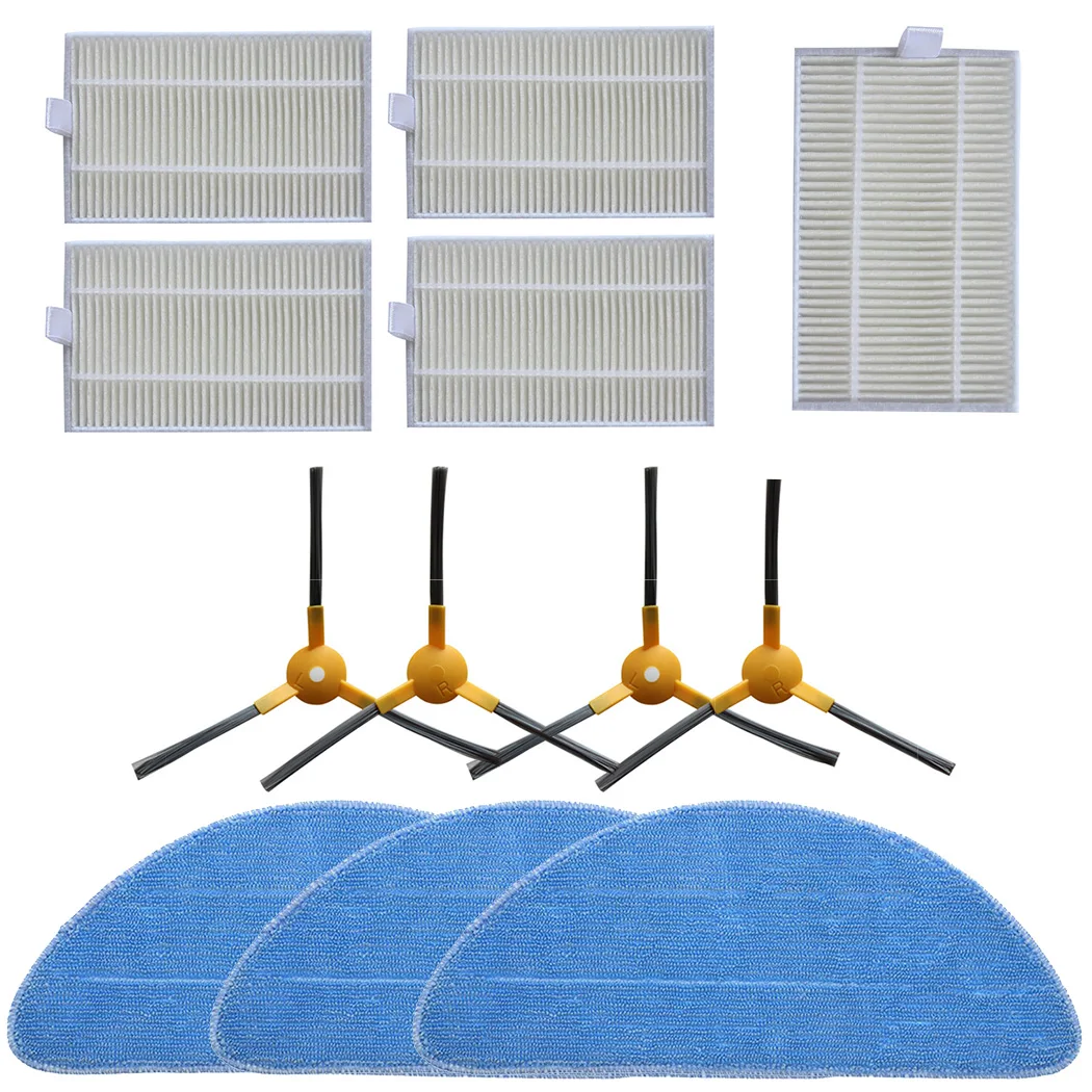 

Spare Parts Filter+Side Brush+Mop Cloth For ABIR X6 X5 X8 Robot Vacuum Cleaner Mops Side Brush Filter Household Cleaning Replace