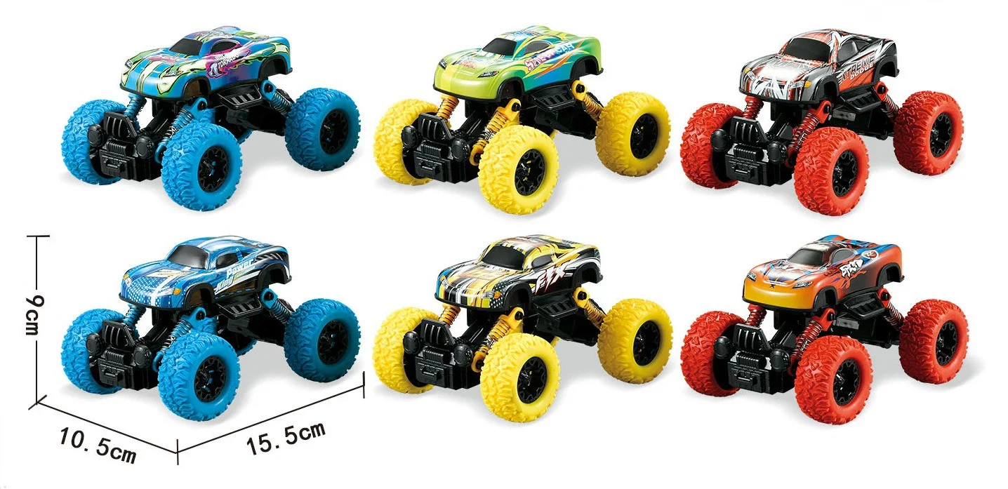 

Hot Toy Car Blaze Inertia Four-wheel Drive Big Foot Off-road Vehicle Inertial Pull Back Monster Car Toy Model for Boys Toy Truck