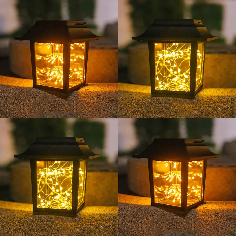 

Garden Solar Lamp Hollowed Lantern Hanging Hollow Lamp Lighting Outdoor Waterproof Landscape Lamp Home Decor Cocina