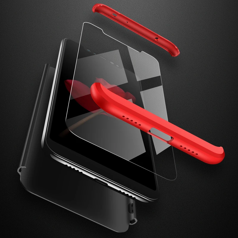 Redmi Note 6 Pro 360 Защитный чехол Note6Pro градусов полный Чехол Жесткий для Xiaomi Note6 со