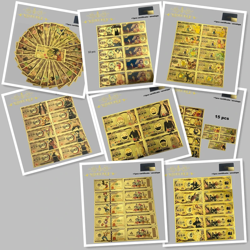 36 видов японские аниме Мультяшные карты Сейлор Мун банкноты из покрытые