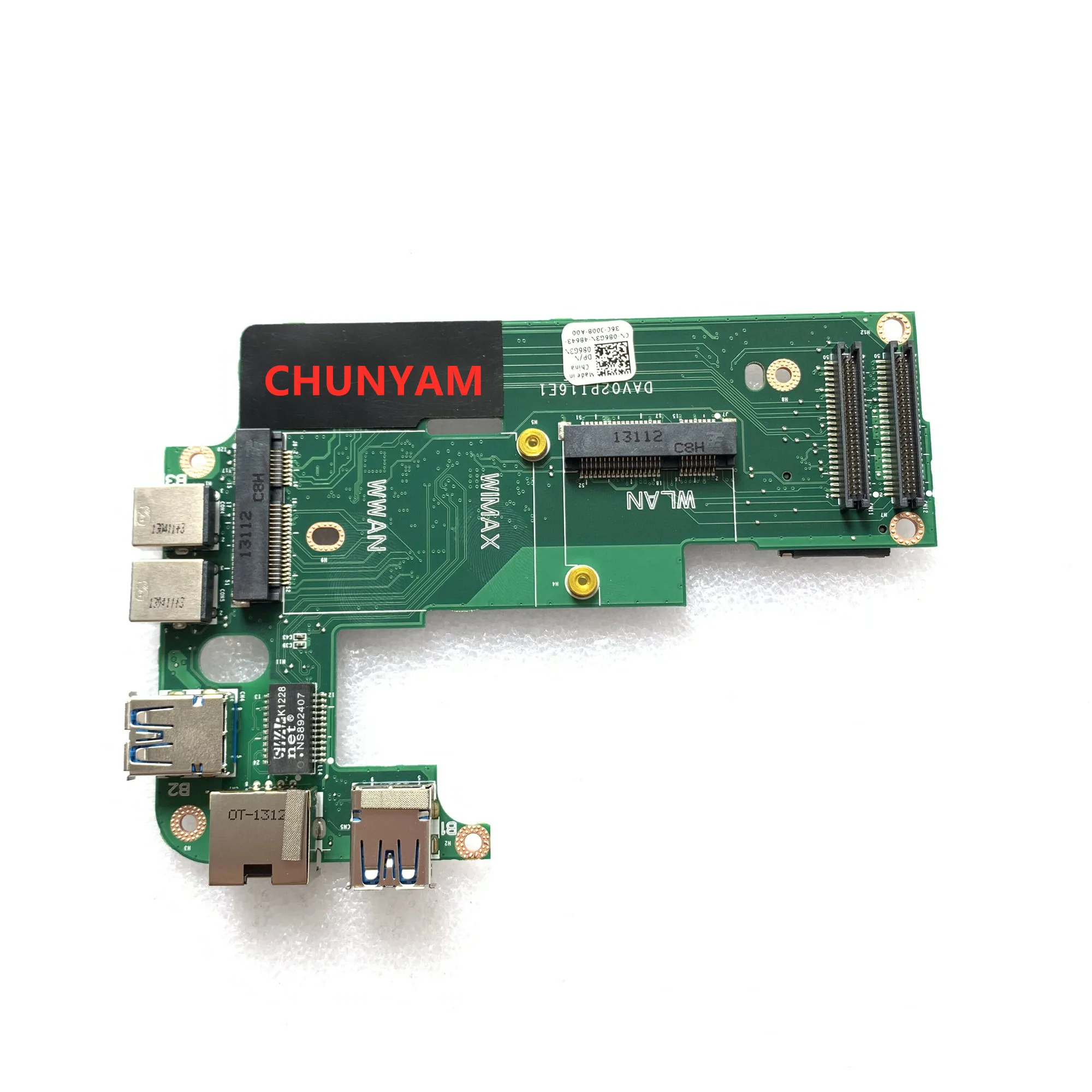 Совершенно новый CN 086G3N 86G3N для Dell Vostro 3450 порты с аудиоразъемом USB беспроводная