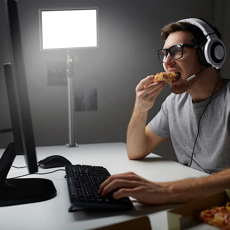 VIJIM LS01 Extend C Tripod Clamp 90cm Desk Light Stand Live Boom Arm with 1/4