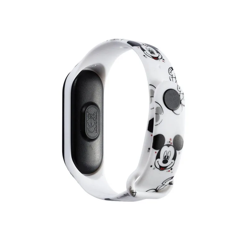 Браслет сменный с мультяшным принтом для Mi Band 6 5 4 3 | Аксессуары одежды