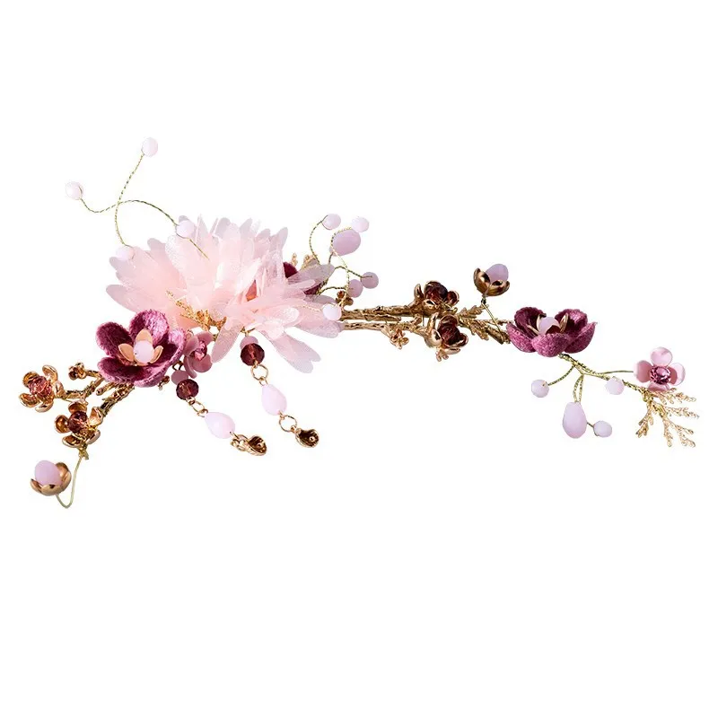 Свадебный головной убор Цветочная Свадебная Корона веночек бутоны группа