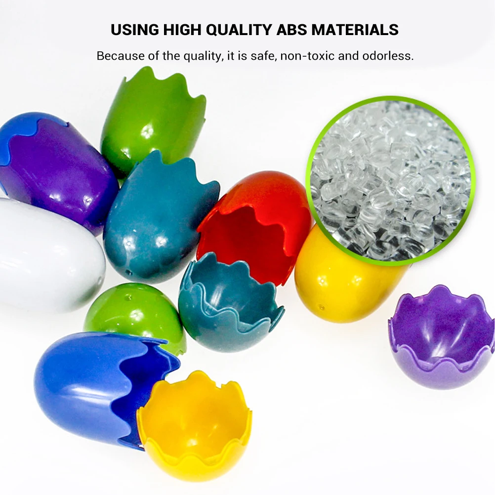 8 шт. в произвольной последовательности Яйца динозавра игрушки деформируется