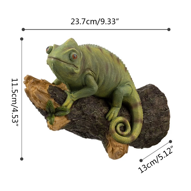 

Resin Dragon Statue Wall Mounted Lizard DIY Outdoor Garden Tree Decoration Sculpture for Home Office Ornament