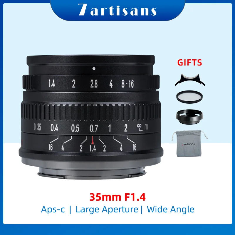 

Объектив с фиксированным ручным фокусом для Sony E Nikon Z Canon EOS M Fuji FX M4/3