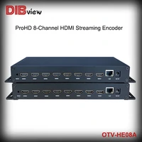 dibview 8ch hdmi compatible srt video encoder to ip h 264 h 265 iptv mpeg4 rtsp hls rtmps hd live stream facebook youtube