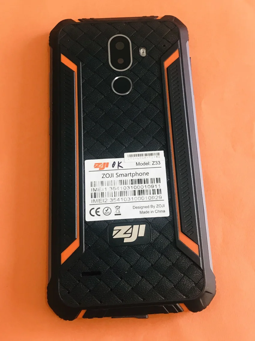 Б/у оригинальная задняя рамка чехол + стекло для камеры HOMTOM ZOJI Z33 MT6739 Бесплатная