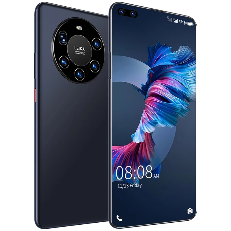 

Global Version HUAWE Mate40 Pro+ Smartphone Full Screen Deca Core 6000mAh 7.3Inch 12GB 512GB 4G LTE 5G Network Mobile Phone