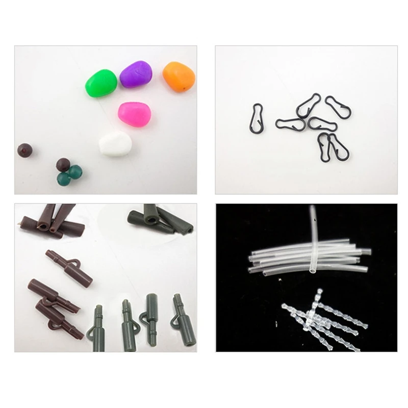 

127Pcs Assorted Carp Fishing Accessories Tackle Boxes for Hair Rig Combo Box Stoppers High Quality