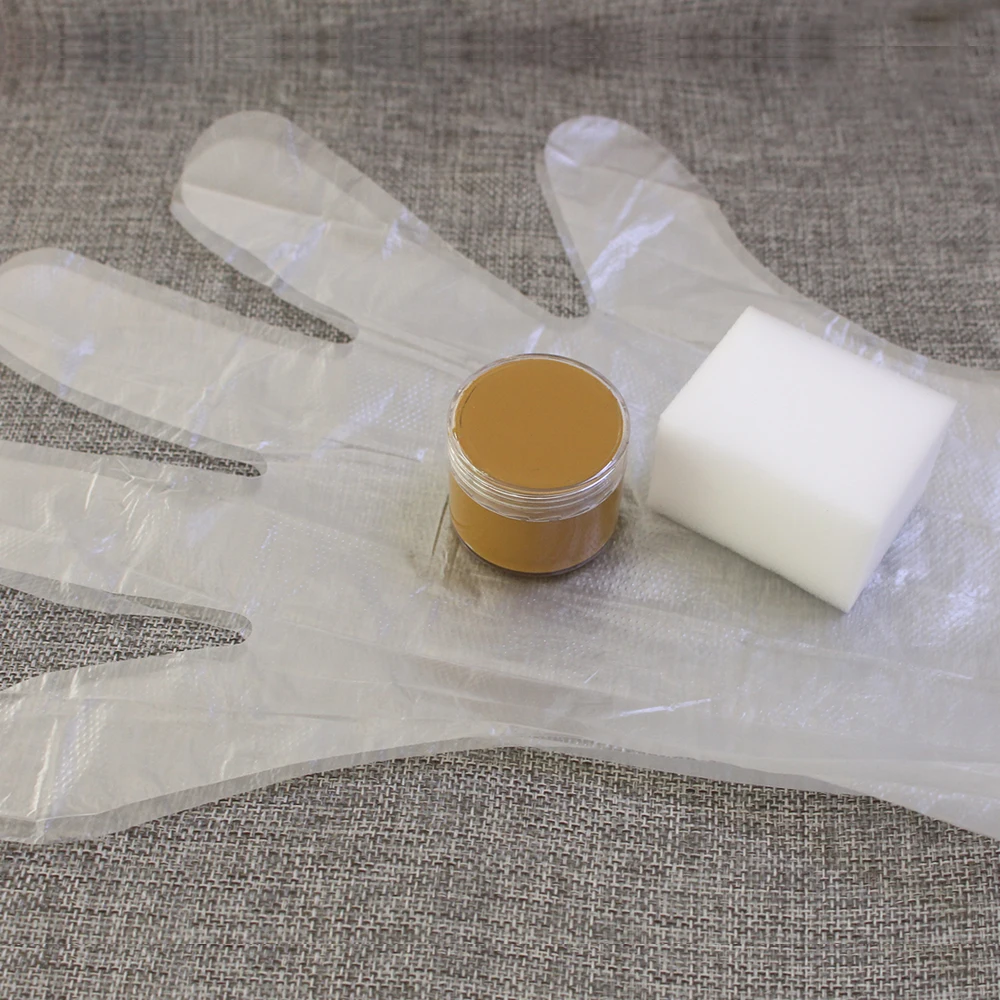 Краска для восстановления ухода за кожей цвета хаки специально используемая