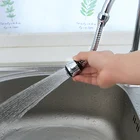 2 режима кухонный кран удлинитель 360  вращающийся барботер водосберегающий сопло высокого давления фильтр кран адаптер Аксессуары для ванной комнаты