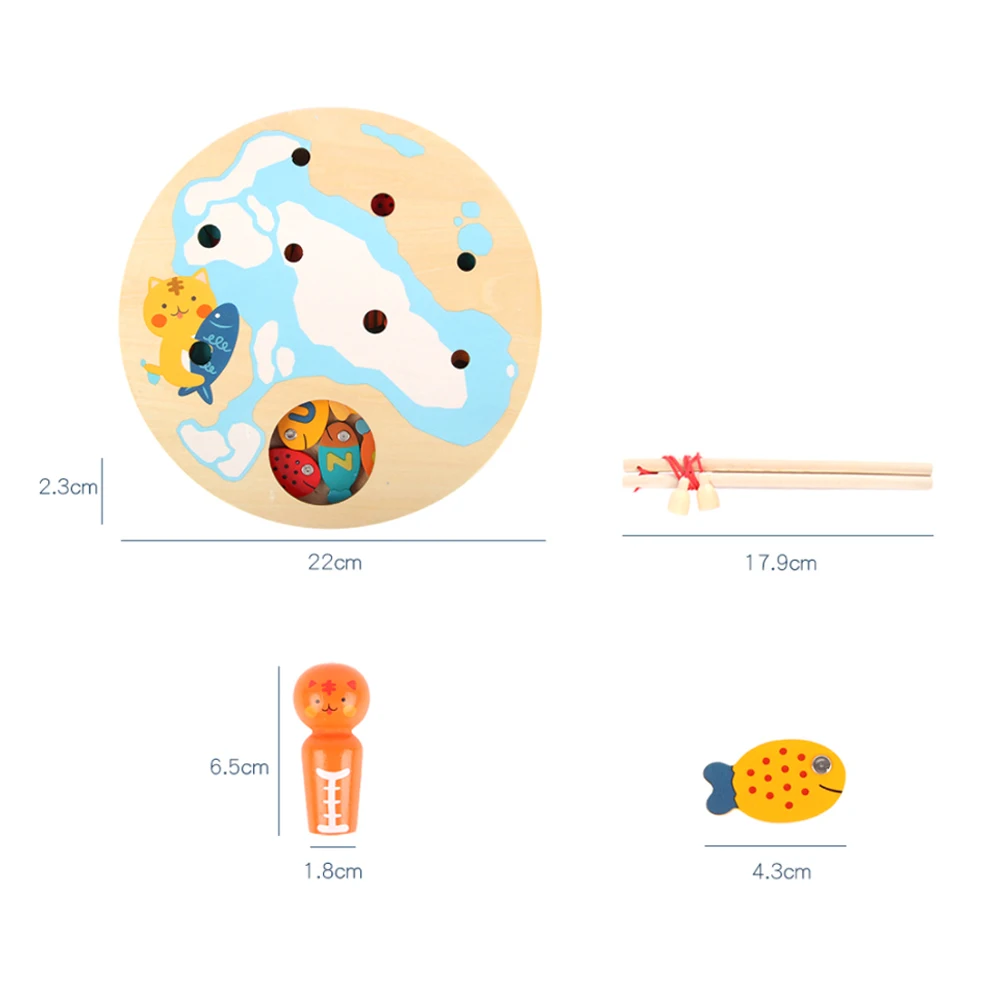 Деревянные магнитные рыболовные буквы настольные игры детские развивающие